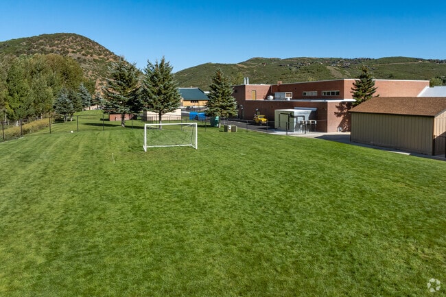 McPolin Elementary School is nestled into the mountains in Park City.