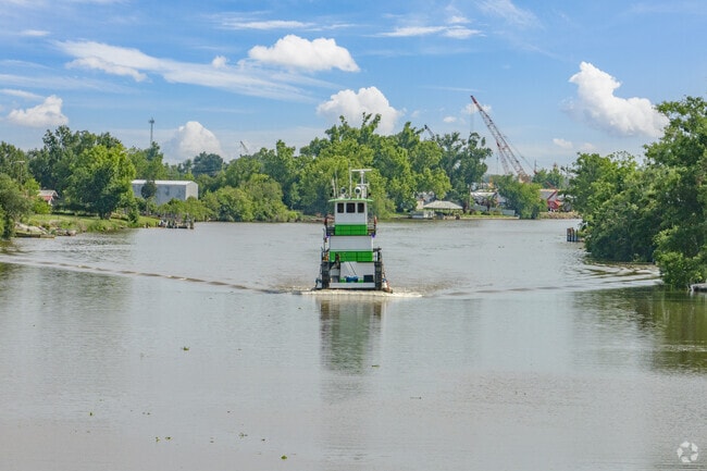 Residents can take their boats along one of the several bayous and canals that border West End.