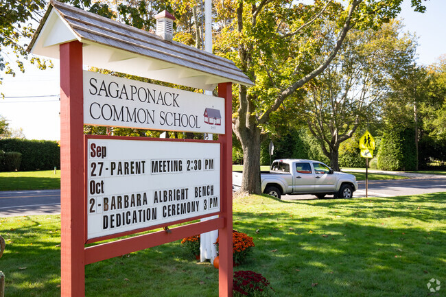 Sagaponack School has approximately 13 students.