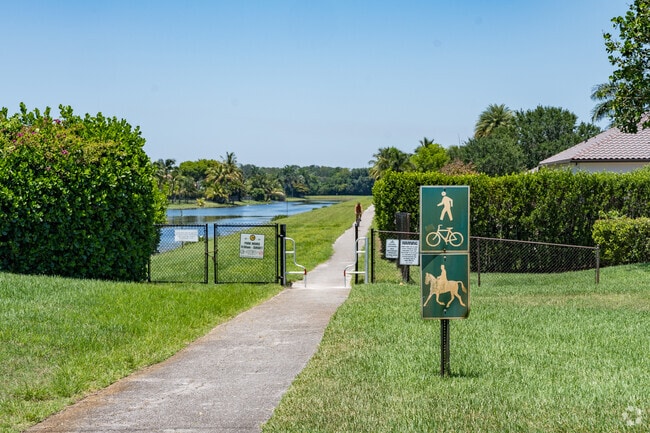 A network of biking and horse trails can be found just outside Imagination Farms.