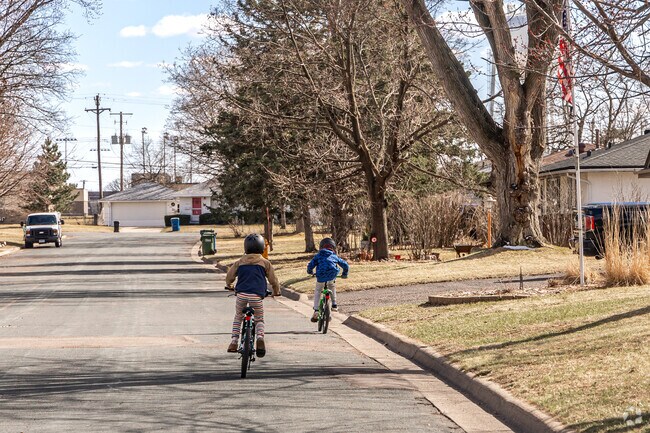 The Christie neighborhood is family friendly and offers wide quiet streets.