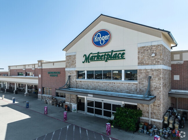 Kroger is just around the corner in Wylie to stop in for milk on the way home.