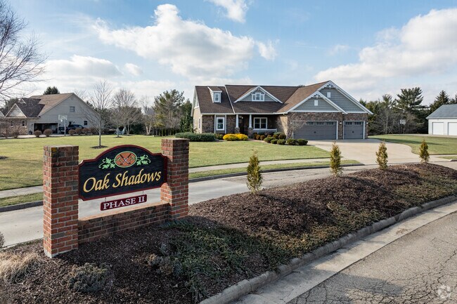 New Philadelphia developments, like Oak Shadows, offer new build homes on spacious lots.