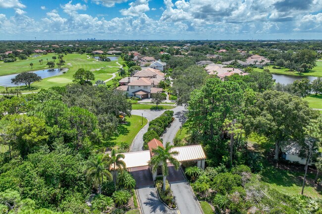 Bardmoor has a gated community that is next to a nearby golf course.