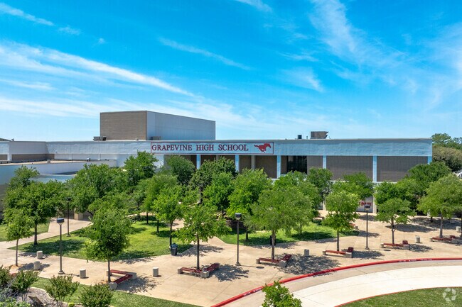 Grapevine High School is graded an A+ according to Niche.com perfect for Colleyville students.