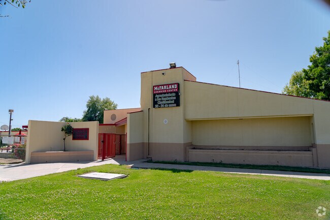 The marquee at San Joaquin High School keeps students and parents up to date.