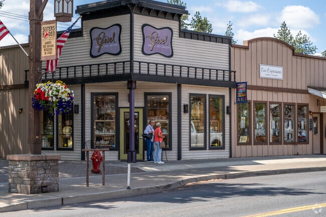 Downtown Sisters is home to most of the town's shopping.