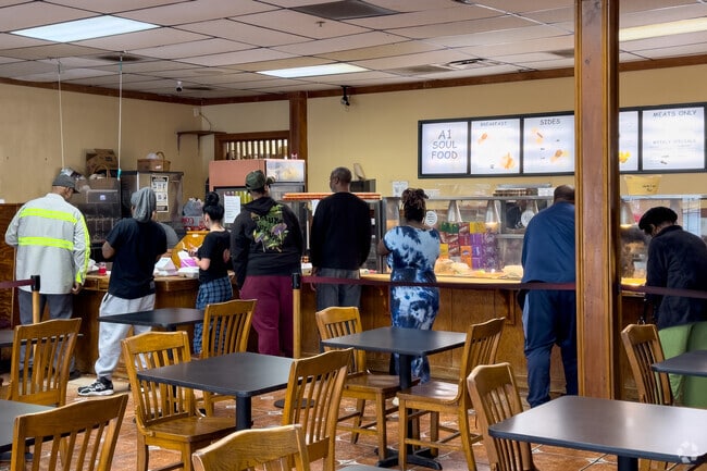 A1 Soul Food is a popular spot in Southwest Atlanta and often has a line out the door.