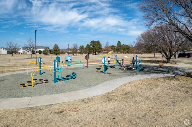 Kids love to run around at Veteran's Memorial Park in Great Bend.
