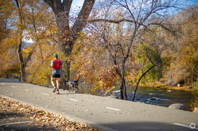 Walkers and joggers will love all the paved trails in the area.