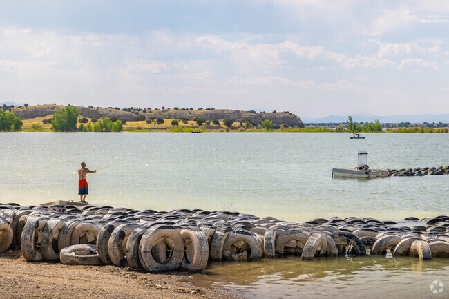 Enjoy an afternoon fishing at Lake Pueblo State Park.