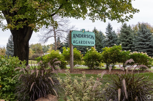Residents can visit the lush greenery and flowers at Anderson Gardens.
