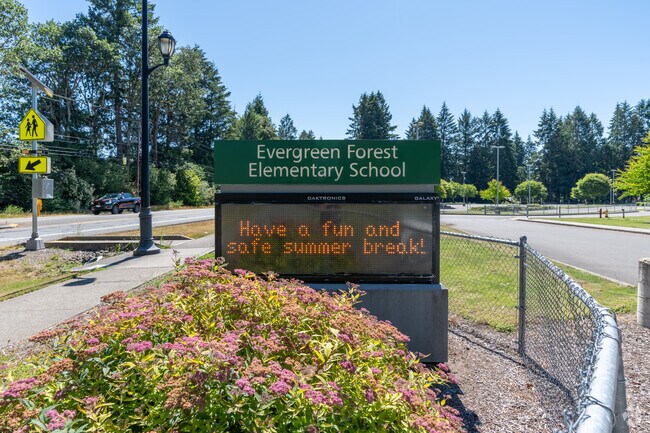 Evergreen Forest Elementary School has an enrollment of 548 students.