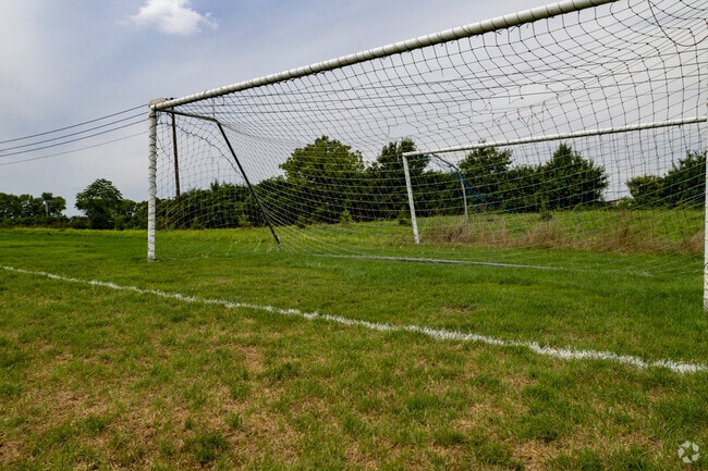 Wilson Middle School students can practice playing soccer during gym class.