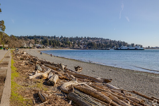 Lincoln Park beach is a quiet retreat in the Fauntleroy neighborhood.