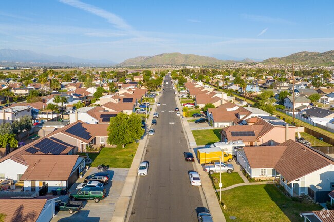 Discover beautifully maintained homes with mountain views in the Armada community of Moreno Valley.