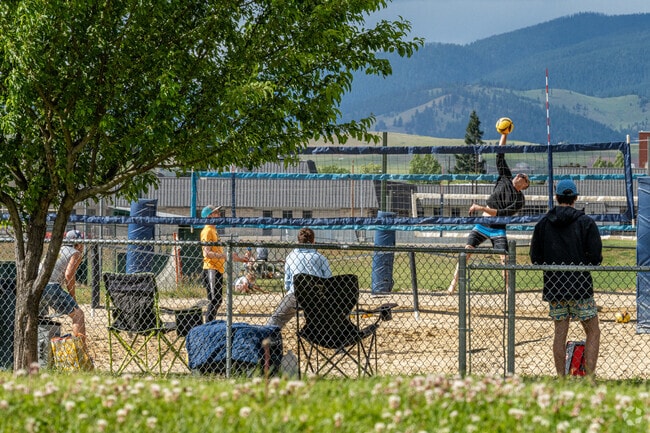 Volleyball is a popular sport at any of the Pattee Canyon parks in Missoula.