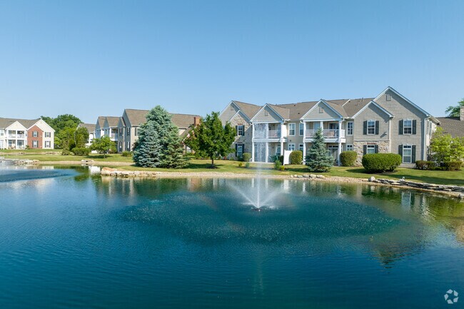 Tuttle has beautiful surroundings, including ponds and green space.