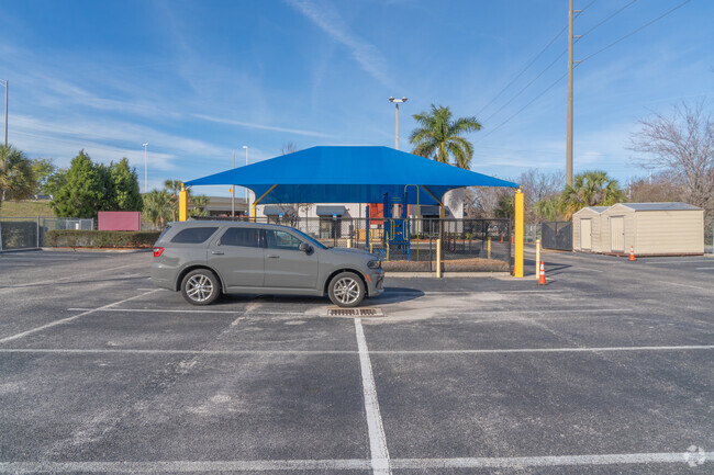 Channelside Academy of Math & Science has plenty of parking for parents to pick up their kids.