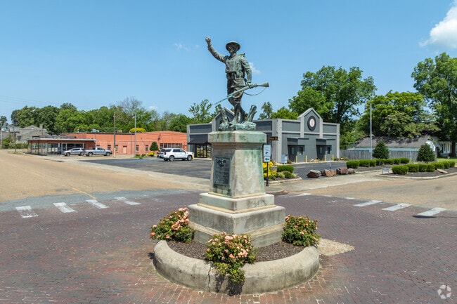 This stately statue in historic downtown Helena-West Helena pays tribute to those who served in World War I.