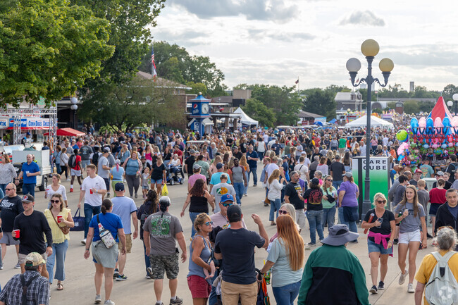 Every year the Iowa State Fair is a major event near Chesterfield.