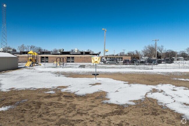 There is plenty of open space at Cleaveland Traditional College and Career Readiness Magnet.