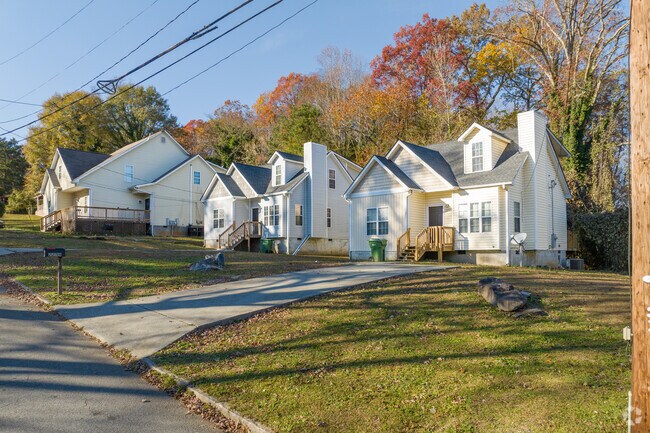Almond Park boasts picturesque streets with single family homes on lush green lots.