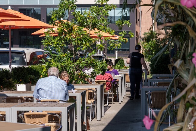 Talleyville offers numerous al fresco dining options along Route 202, perfect for enjoying fresh air and great food.