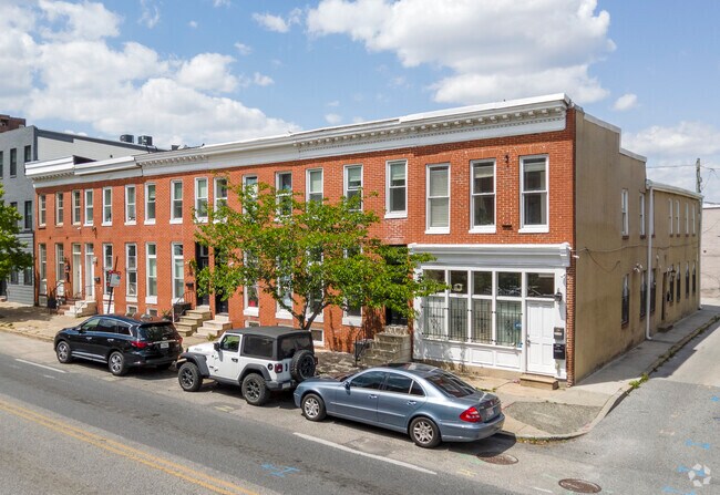 Butchers Hill offers many classic rowhome options.