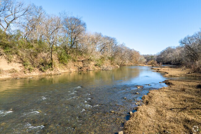 The Duck River flows through Culleoka, creating a scenic landscape along its banks.