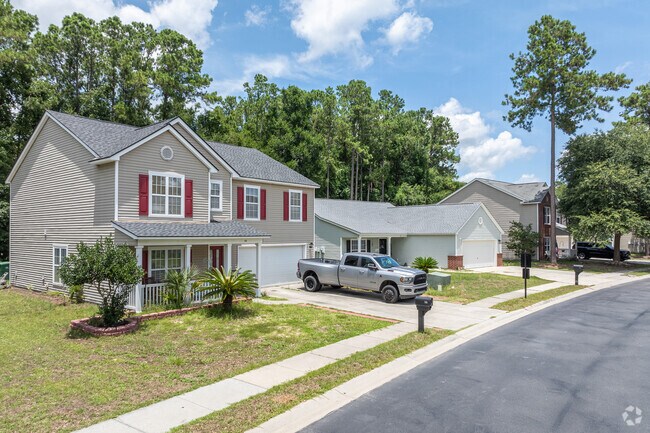 World Cup traditional homes line the streets of Pine Ridge.