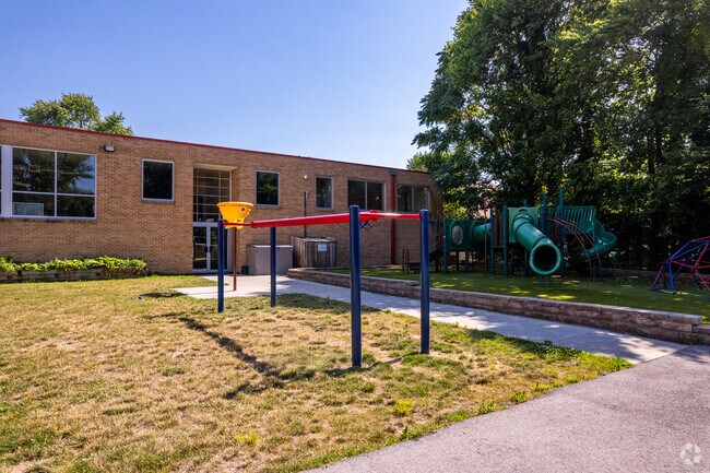 Student at St Joseph Catholic Academy have plenty of space to enjoy recess.