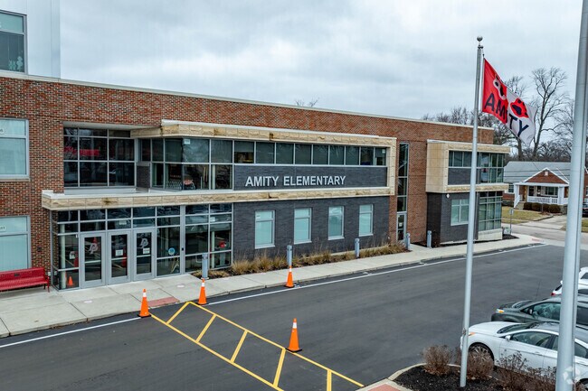 Amity Elementary School received a B grade from Niche and was renovated in 2018.