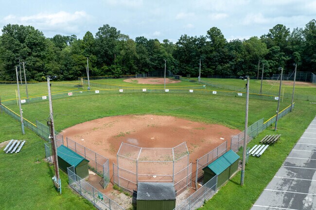 There are several ballfields available at Burbank Park.