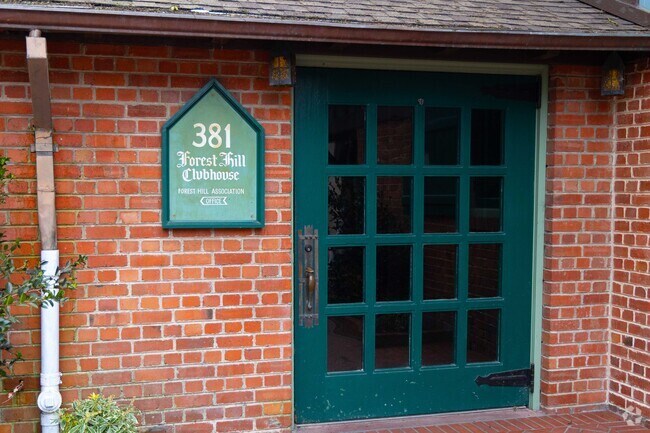 The Forest Hill Club House has a tasty restaurant inside.