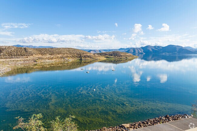 Discover the serene beauty of Diamond Valley Lake, nestled near Winchester.