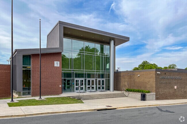 Langley High School serves grades 9-12 to teenagers located in Wolf Trap.