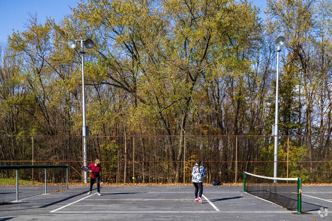 Local enjoy the pickleball courts at Manny Weldler Park.