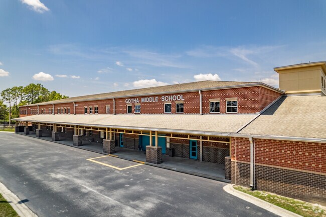 Gotha Middle School is a public school that serves 1,125 students in 6-8 grades.