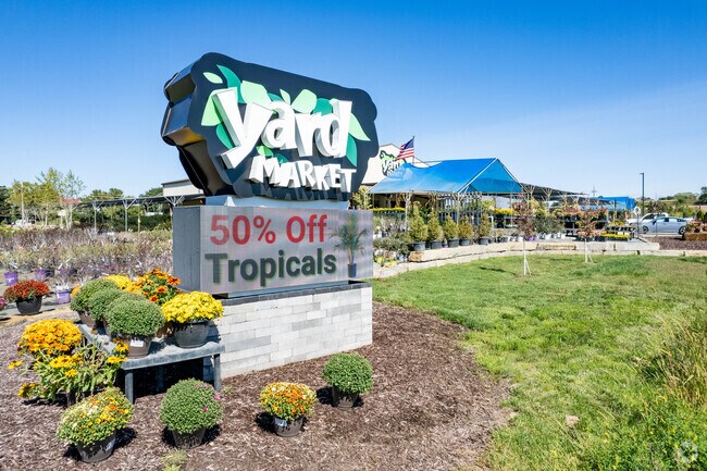 Stop by Yard Market Garden Center to brighten up your yard.