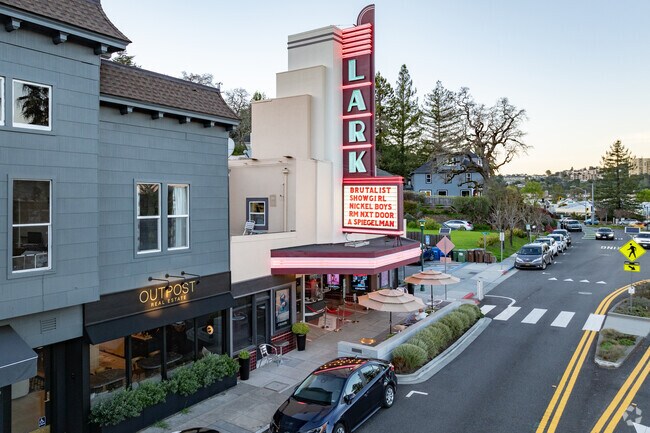 The Lark Theatre in Creekside is a destination and an icon for the community giving it historic main street charm.