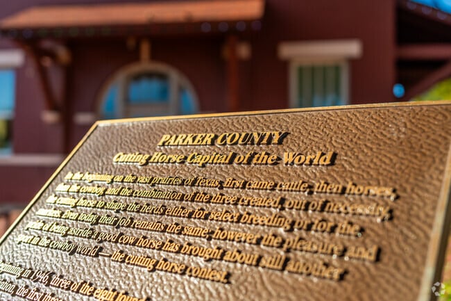 Weatherford is located in Parker County which is known to be the Cutting Capitol of the world.