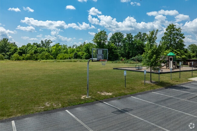 Start a pick up game in the playground at Robinson Township Christian School.