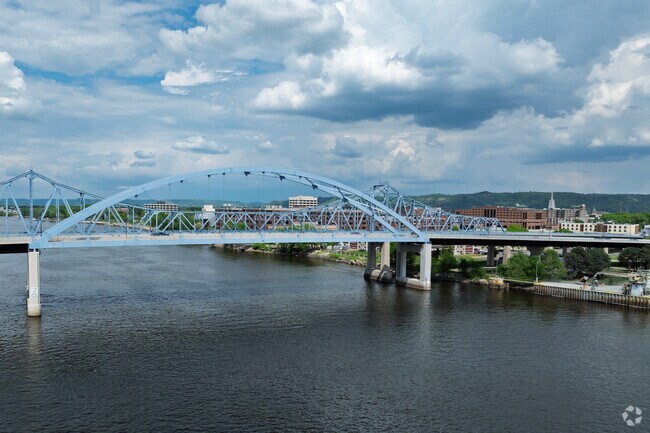The La Crosse Cass Street Bridge is an iconic landmark near Washburn.