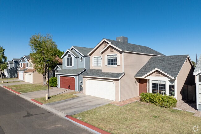 Townhomes in North Central Mesa are a popular choice with some being two-stories.