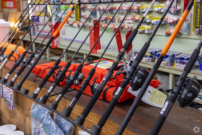 Battens is also an outdoor supplies store that sells hunting and fishing needs.