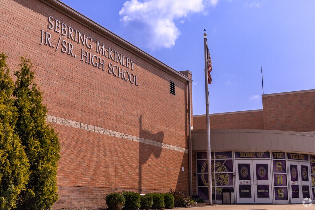 Mckinley High School building in Mahoning County.