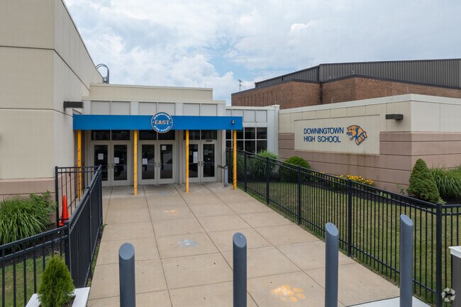 Downingtown East High School has a 92% college placement rate.