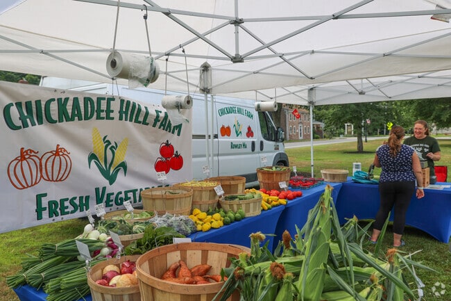 Chickadee Hill farm provides fresh produce for the Rowley Farmers Market.