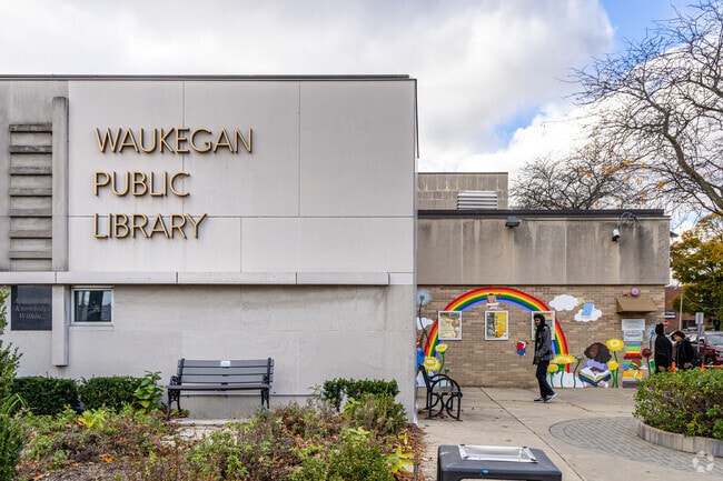 Lorraine Terrace residents can check out reading material at the Waukegan Public Library.